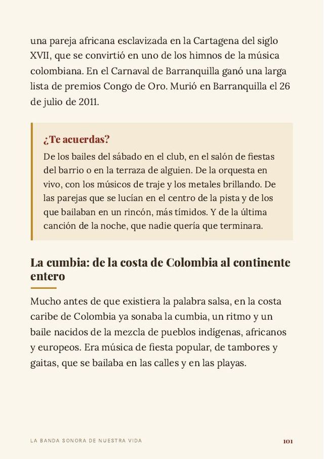 Página con el recuadro ¿Te acuerdas?